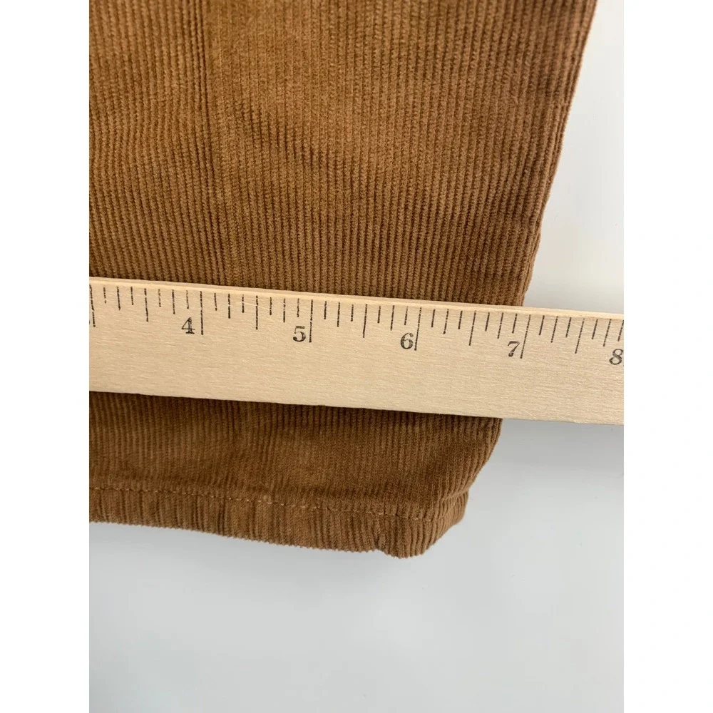 J Crew Corduroy Pants Mens 34x34 Brown Slim Fit Flex Stretch Fall Preppy